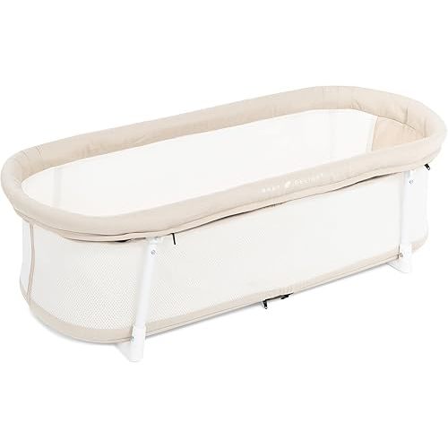 Baby Delight Snuggle Nest Bassinet, Portable Baby Bed, for Infants 0 – 5 Months, Organic Oat