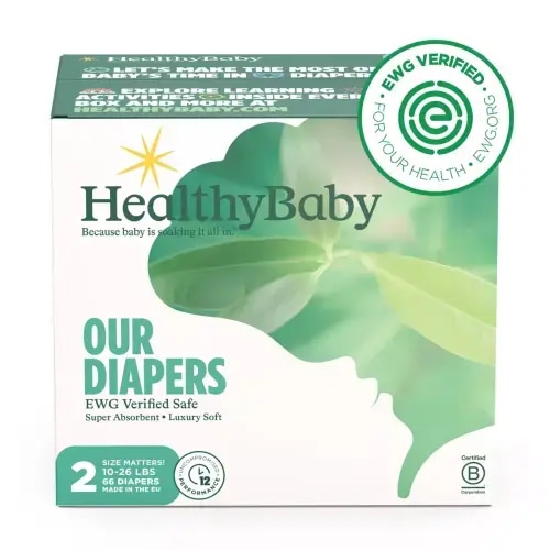 Healthy Baby Disposable Diapers (Size 2)