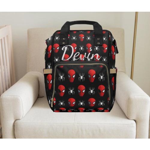 Spider man,marvel,Boy Diaper Bag,Diaper bag,Hospital bag,baby boy shower gifts,baby shower,new expecting mom gifts,personalized gift,