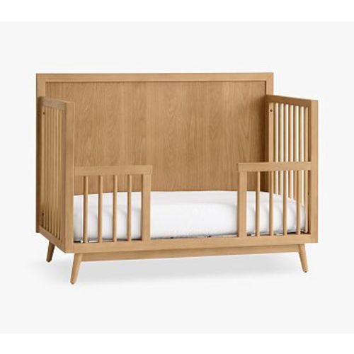 west elm x pbk Mid Century 4-in-1 Toddler Bed Conversion Kit, Blonde, In-Home Delivery