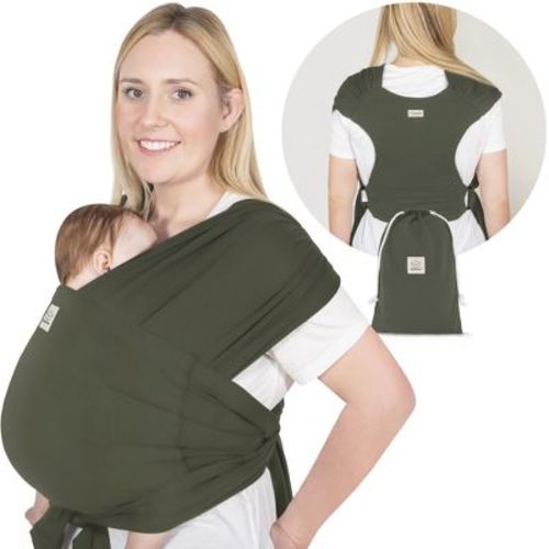 Keababies D-lite Baby Wrap Carrier, Adjustable Baby Carrier, Baby Sling, Newborn, Infant, Toddler 7-44lbs (warm Hearth)