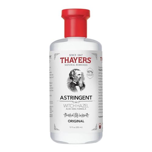 THAYERS Original Witch Hazel Astringent with Aloe Vera, 12 Ounce Bottle