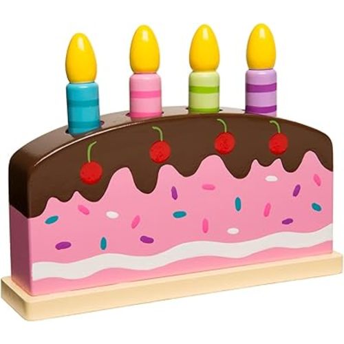 The Original Toy Company - Wood Pop Up Toy - Birthday Cake