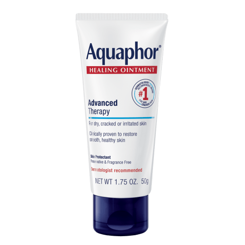 Aquaphor Advanced Therapy Healing Ointment for Dry Skin, Unscented Hand and Body Moisturizer, 1.75 oz. Tube, 1 Ct