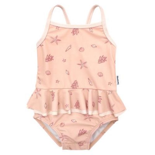 Gerber Baby Girls' One-piece Swimsuit - Shells - 0-3 Months