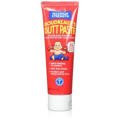 Boudreauxs Maximum Strength Butt Paste - 4 Oz (Pack of 2)