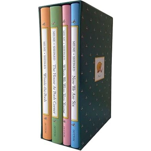 Pooh's Library: Winnie-The-Pooh, The House At Pooh Corner, When We Were Very Young, Now We Are Six (Pooh Original Edition)