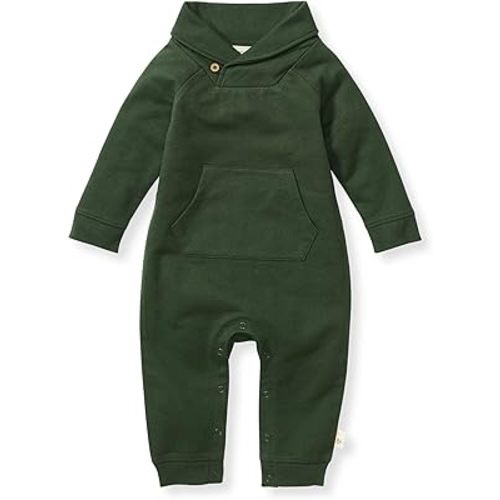 Burt's Bees Baby baby-boys Romper Jumpsuit, 100% Organic Cotton One-piece Short Sleeve Shortall, Long Sleeve Coverall