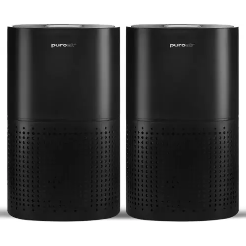 PuroAir 240 HEPA Air Purifiers for Home Large Rooms - Covers Up To 1,000 Sq Ft - Filters Up To 99.9% of Pollutants, Smoke, Pollen, Dust - Quiet HEPA Air Filter - Air Purifiers for Bedroom (2 Pack)