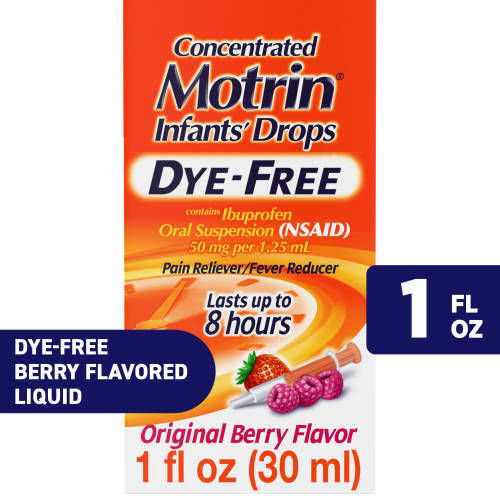 Infants' Motrin Liquid Medicine Drops with Ibuprofen, Berry, 1 fl. Oz