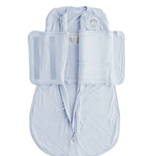 Bamboo Classic Swaddle (Non-weighted) , Sky Blue - Dreamland Baby Swaddles | Maisonette