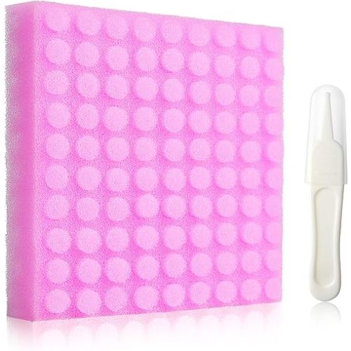 Replacement for NozeBot Electric Baby Nasal Aspirator Filters, 90Pcs Baby Nose Cleaner Hygiene Filters with Nose Cleaning Tweezer for Infants and Toddlers Boys Girls (Purple)