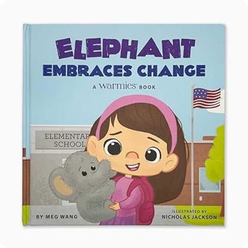 warmies Childrens Book- Book- Elephant Embraces Change, First Book for Kids