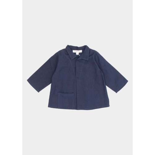 Kids Caramel PIPER BABY SHIRT - DARK NAVY | Garmentory