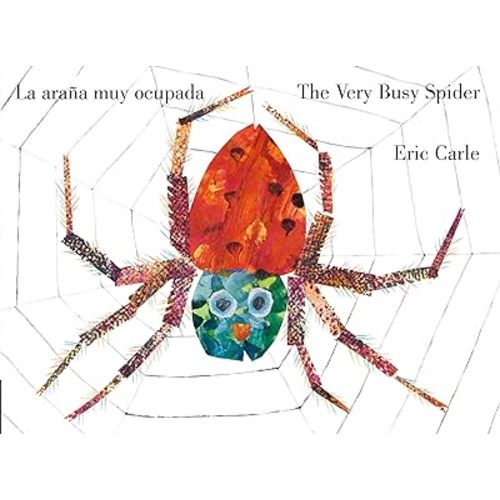 The Very Busy Spider/La araña muy ocupada (Bilingual English-Spanish Edition) (World of Eric Carle) Libro de cartón – Tacto y sensación, 25 Julio 2023