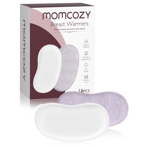Momcozy Instant Heat Breast Warmers, Lasting Heat Relief for Breastfeeding Challenges, Individually Packaged, 16 Pcs