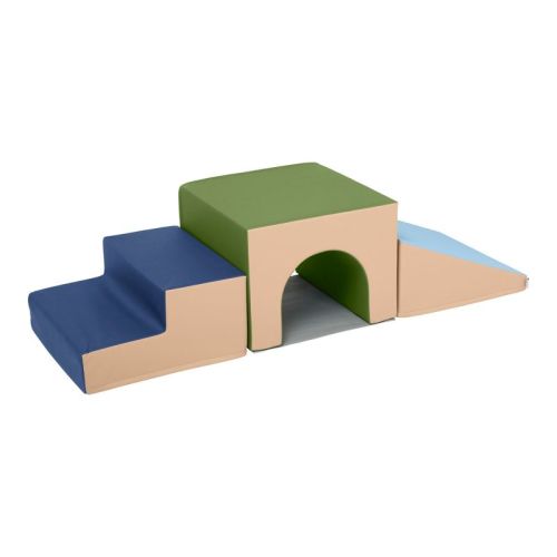 ECR4Kids SoftZone Single Tunnel Climber (3-Piece)