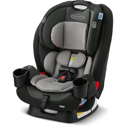 Graco TriRide 3-in-1 Convertible Car Seat - Highback Booster, Forward & Rear Facing modes, Suitable from Newborn to Preschooler, Perfect for Long Journeys in Redmond Color