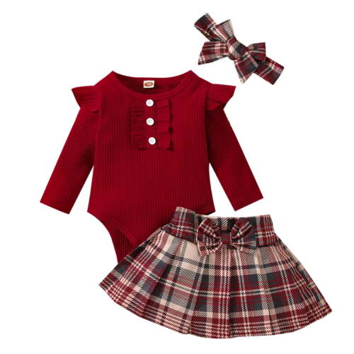 MZXELPRJD 3t Girls Outfit Toddler Winter Outfit Girls Clothing Set Size 8 Toddler Boy Sets Fall Gifts Daddys Girls Baby Clothes 0-3 Cute Baby Girl, 12-18 Months