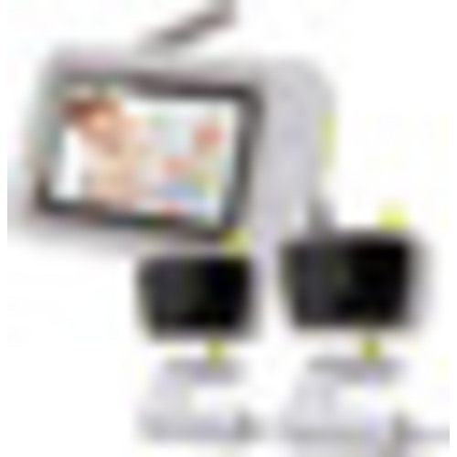 Moonybaby Split Screen Baby Monitor with 2 Cameras and Audio, Model: Split 30