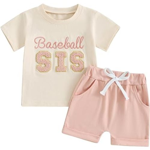 Toddler Baby Boy Girl Summer Clothes T-Shirt Top Shorts Infant Newborn Outfit