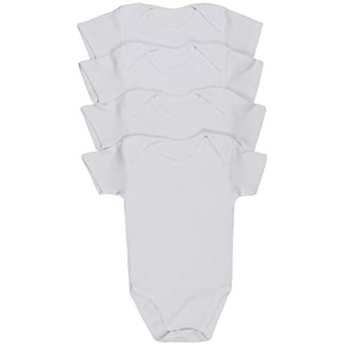 ToBeInStyle Babys' 4 Pack Short Sleeve One-Piece Bodysuit