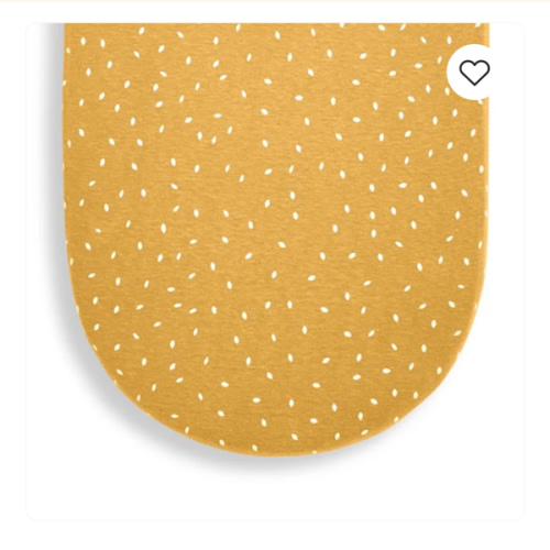 Organic Honey Rice Moses Basket Fitted Sheet | The Little Green Sheep ‐ The Little Green Sheep
