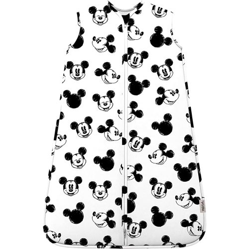 Milk Snob Disney Baby Sleeping Sack, Sleeveless Sleep Bag and Wearable Zip Up Blanket for Girl and Boy, Newborn Infant Shower - 0-6 Months - Mickey Mouse