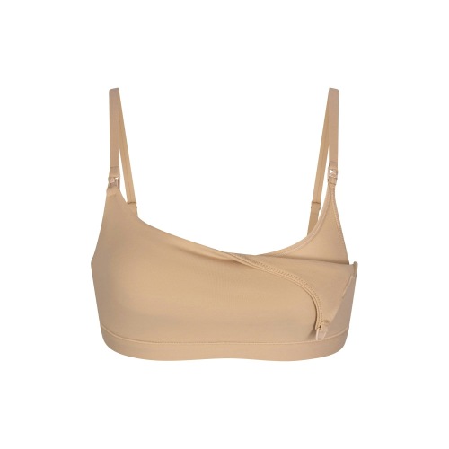 FITS EVERYBODY MATERNITY PUMPING SCOOP BRALETTE | CLAY