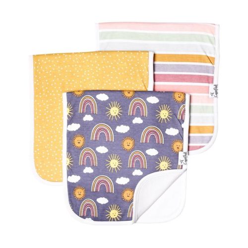 Copper Pearl Burp Cloths - Hope - 3pc