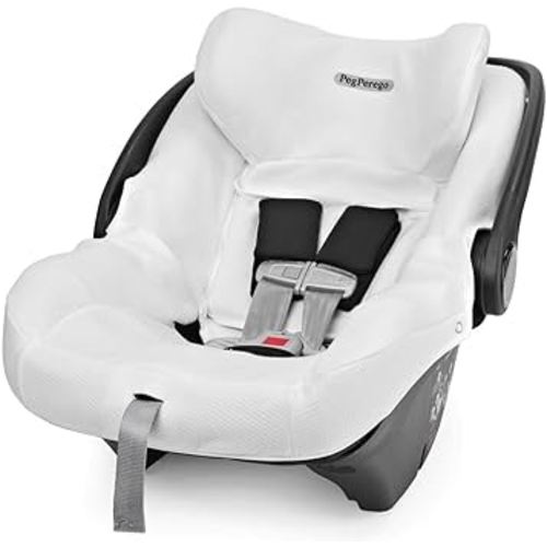 Peg Perego Primo Viaggio 4-35 Infant Car Seat Clima Cover - Accessory - White-Compatible with Any Primo Viaggio Infant car seat