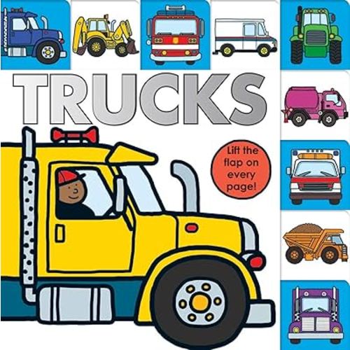 Lift-the-Flap Tab: Trucks: An interactive board book for little fans of trucks