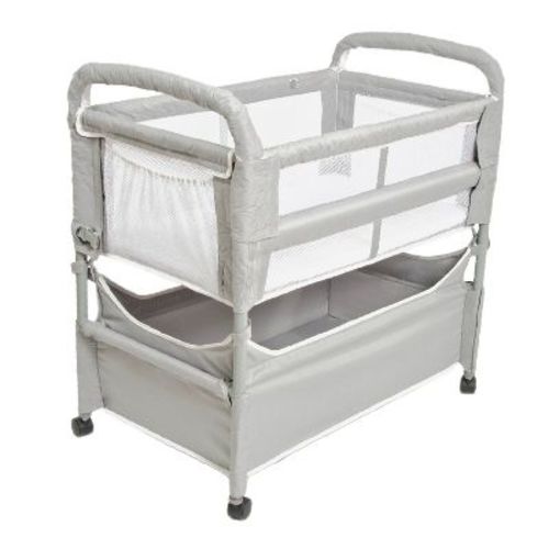 Arm's Reach Clear-Vue Co-Sleeper Bassinet - Gray