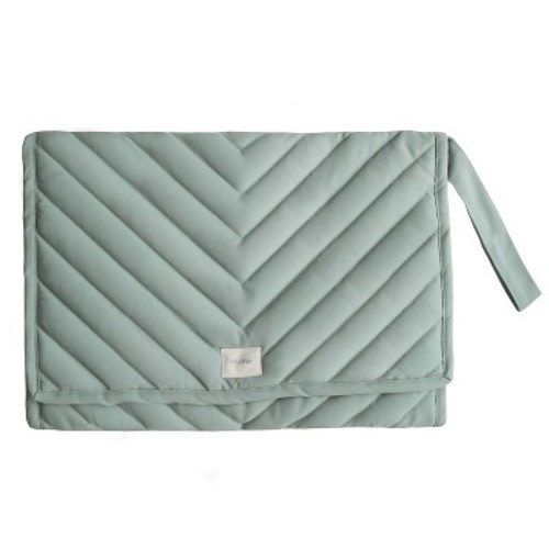 Mushie Portable Changing Pad, Color: Roman Green
