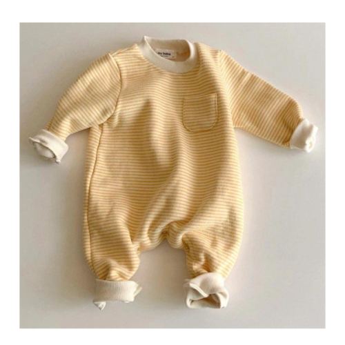 Striped Round Neck Onesie – Teeny Mini Me