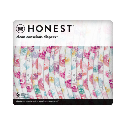 Honest Wetness Indicator Diapers - Plant-Based & Fragrance-Free | Honest