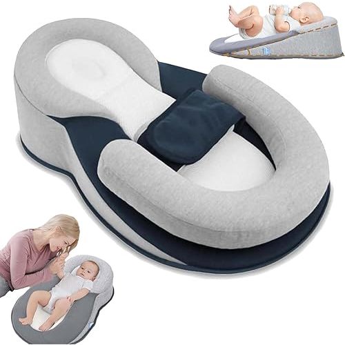 Keesley Baby Bed Acid Reflux with Strap, Keesley Rest Nest Baby Bed for Comfortable Play & Feeding Support (Regular)