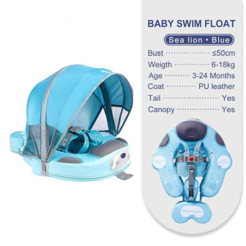 Buy Mambobaby Non-Inflatable Baby/Infant Float with Sunshade Canopy – Proactive Baby