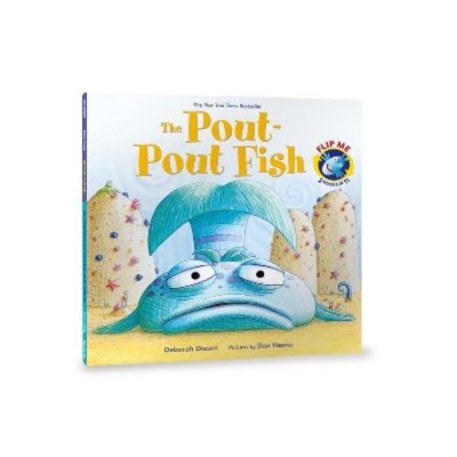 The Pout-Pout Fish / The Worry-Worry Whale and the Classroom Jitters Bindup Flip Book - (Pout-Pout Fish Adventure) by Deborah Diesen (Paperback)