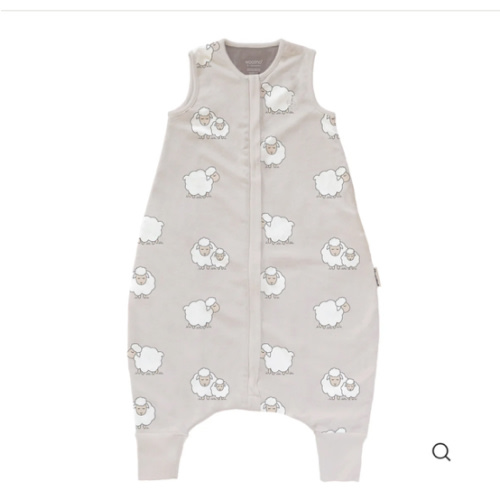 4 Season® Baby Sleep Bag with Feet, Merino Wool & Organic Cotton, Sheep