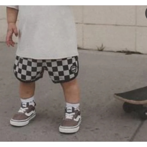 Checkerboard Boardies | Little Trouble