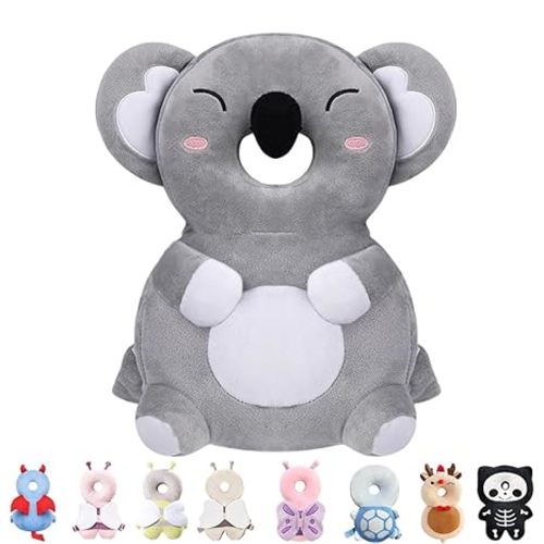 Baby Head Protector Backpack for Falling Crawling and Walking Toddler Essentials Harness Infant Koala Toys Helmets Baby Christmas Gifts Essentials Must Have Stuff Items for 0.5-2 Years