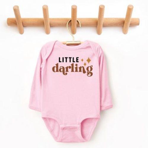 The Juniper Shop Boho Little Darling Long Sleeve Bodysuit