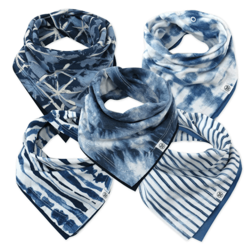 Multipack Organic Cotton Reversible Bandana Bibs | Honest Baby Clothing