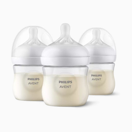 Natural Baby Bottle with Natural Response Nipple - Clear, 4 Oz