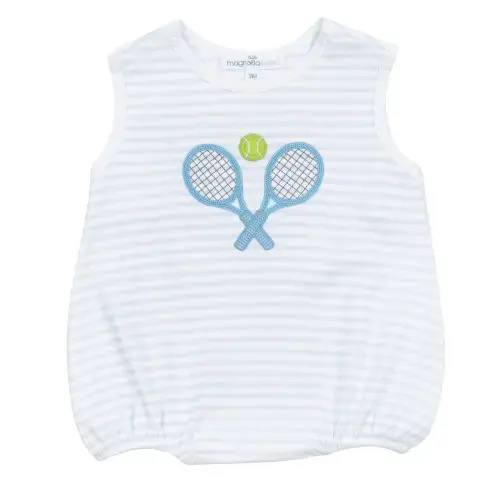 Courtside Cuties Applique Bubble - Light Blue - 9 months