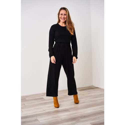 Latched Mama Long Sleeve Ribbed Nursing Jumper