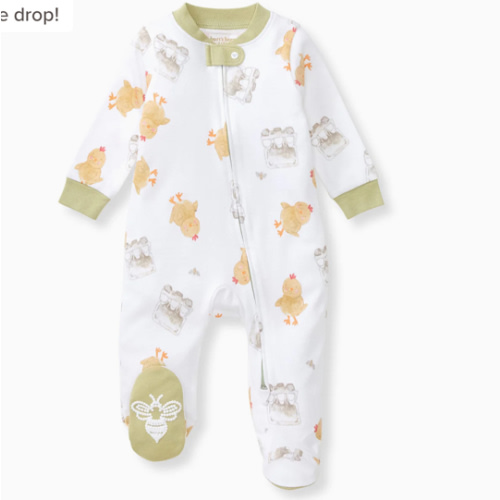 Farm Fresh Eggs Organic Cotton Sleep & Play