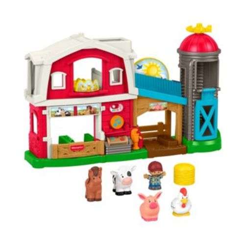 Caring Fun Animal Farm Playset, 6 Play Pieces