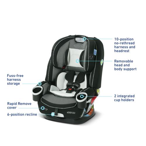 Graco 4Ever® DLX 4-in-1 Car Seat (Toddler+)
